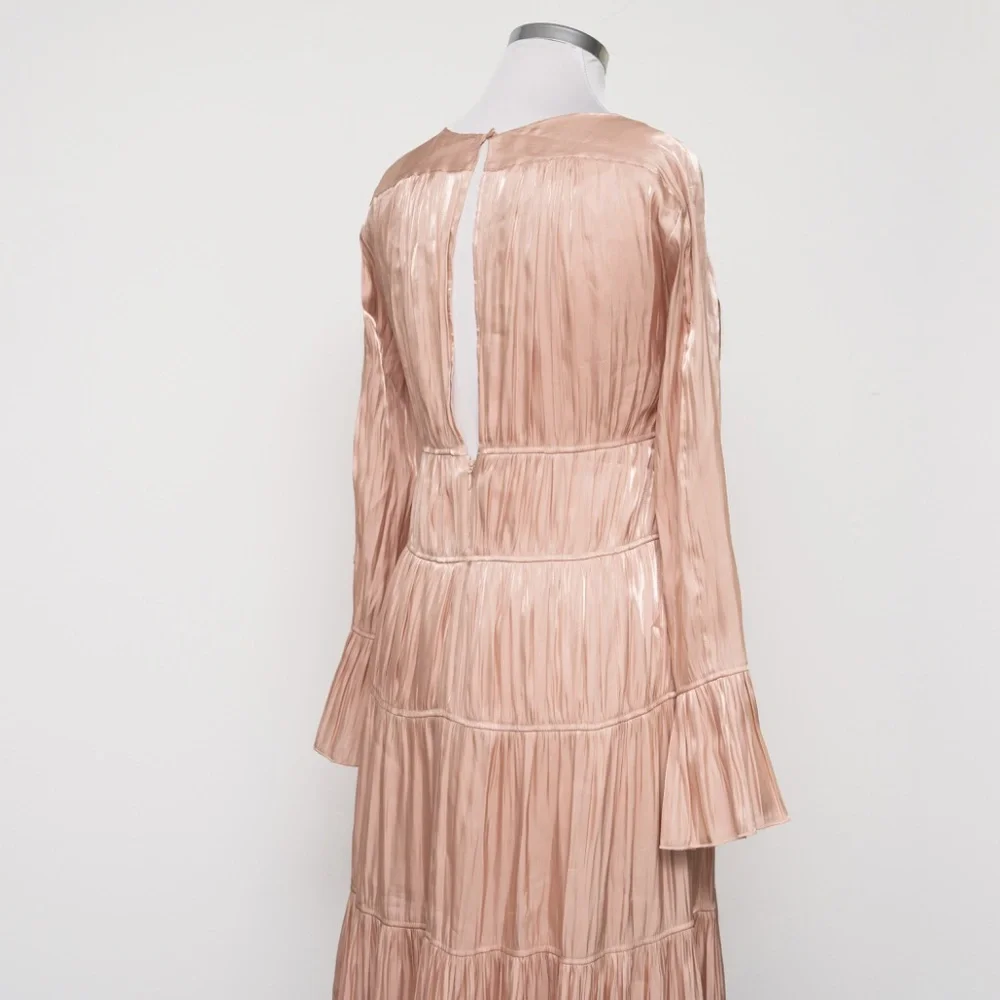 Cinq a Sept - Nina Tiered‎ Satin Midi Dress